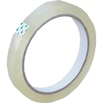Lepicí páska PP akryl 12 mm x 66 m, transparentní