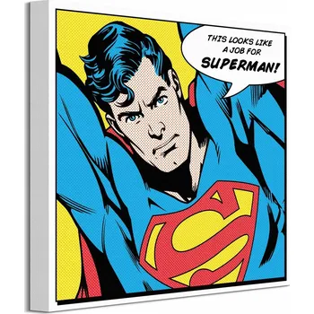 Obraz DC Comics Superman Citát Obraz na plátně 40x40 cm