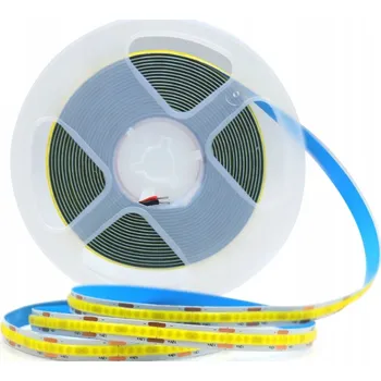 LED osvětlení LED COB pásek 320 LED PRO 12V 5mm Bílá Teplá 5m