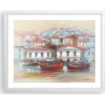 Obraz Obraz plakát na zeď v bílém rámu 50x40 architektura foto do obýváku