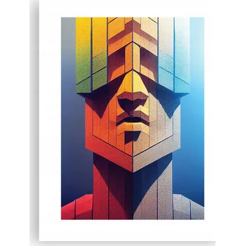 Obraz Obraz plakát do obýváku ložnice 30x40 hlava foto plakáty na zeď bez rámu