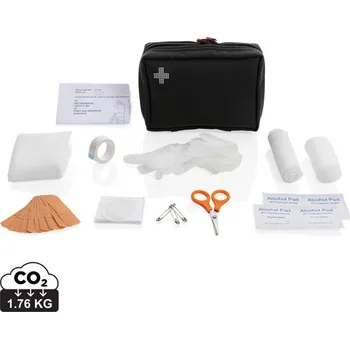 Lékárnička Lékárnička z RCS recykl. PU nubuku, Firemní dárkové předměty s vlastním potiskem