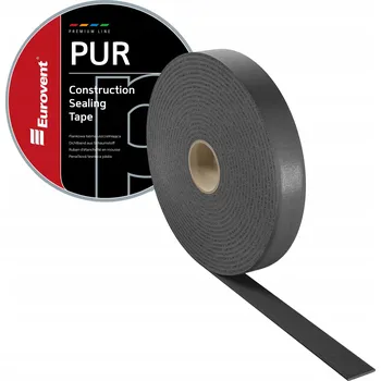Lepicí páska Eurovent PUR těsnicí páska pěnová PUR pod kontralatě 40 mm / 25 m