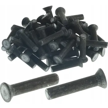 Nýt NÝTY ZAPUŠTĚNÉ PLNÉ KUŽELOVÉ 6 x 30 mm NÝT PRO ZANÝTOVÁNÍ DIN661