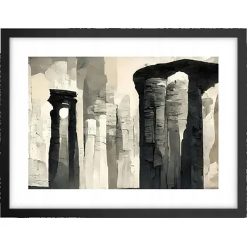 Obraz Obraz plakát v černém rámu do obýváku 40x30 architektura foto na zeď