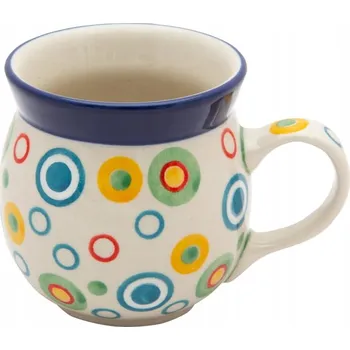 Hrnek Bolesławiec Umělecká keramika Bolesławiec keramika 220 ml