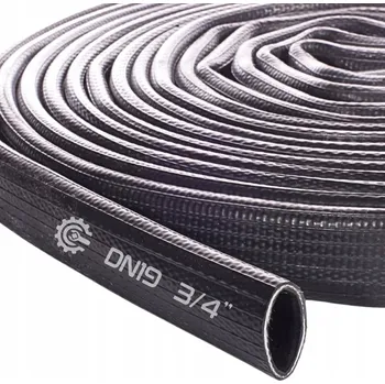 Zahradní hadice 1m hadice na stlačený vzduch DN 19mm 3/4" lehká plochá srolovatelná pro pískovačku