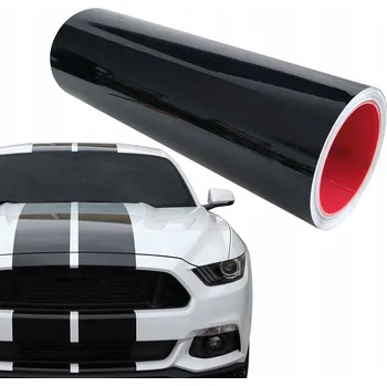 autokoberec Pásky na auto ČERNÝ LESK s kanálkem 30x100cm metr