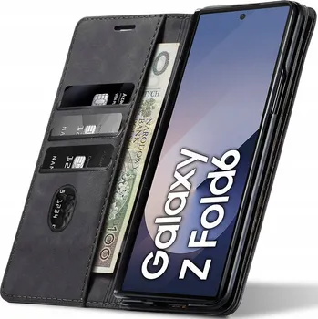 Pouzdro na mobilní telefon Flipové pouzdro Nela-Styl pro Samsung Galaxy Z Fold6, černé