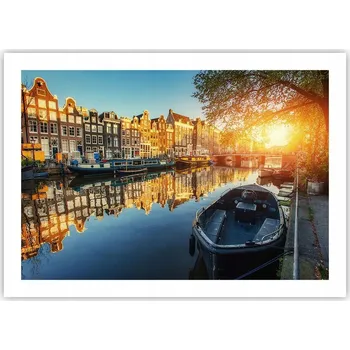 Obraz Plakát bez rámu do obýváku ložnice 70x50 město moderní módní obraz