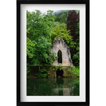 Obraz Moderní nástěnná dekorace Ruiny staré kaple Chamonix Francie 40x60 cm