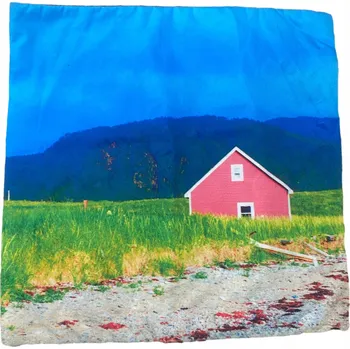 Polštář POVLEČENÍ NA POLŠTÁŘ dekorační DOMEK 40x40