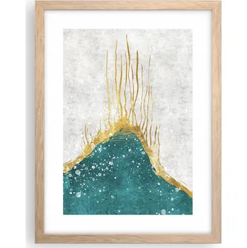 Obraz Obraz plakát v rámu světlý dub do obýváku 30x40 minimalismus plakáty na zeď