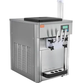 Zmrzlinovač Stolní stroj na točenou zmrzlinu 20 l/h