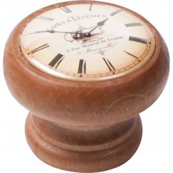 Obraz Nábytková úchytka GAMET GD06 dřevo + hodiny