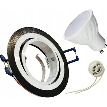 Stropní svítidlo zapuštěné LED-ONE 6 W GU10 černé