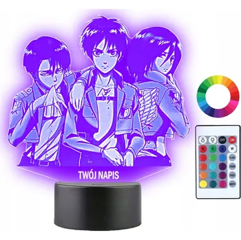 Lampička Plexido vícebarevná Noční lampa