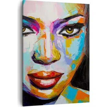 Obraz Obraz na plátně do obýváku, ložnice 50x70 žena obrazy na zeď canvas