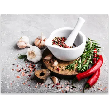 Kuchyňské prkénko Skleněná Ochranná Deska a Krájecí Prkénko | Indukce, Sporák ds-0078