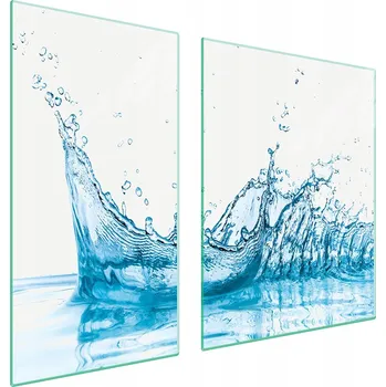 Obraz SKLENĚNÁ OCHRANNÁ DESKA NA SPORÁK 90x52 VODA TVRZENÉ SKLO