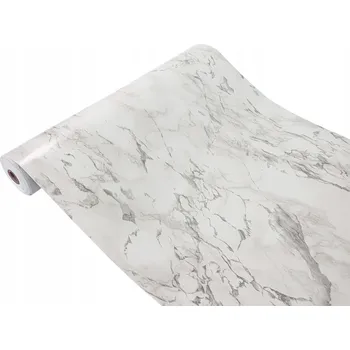 Tapeta Dekorativní šedá imitace mramoru Samolepicí Fólie na nábytek 45 cm