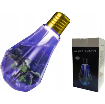 Zvlhčovač vzduchu ZVLHČOVAČ VZDUCHU ŽÁROVKA RGB IONIZÁTOR BLUB