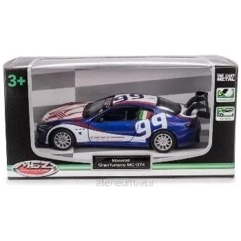 autíčko Auto Maserati Gran Turismo MC 1:43 modr. - bílé