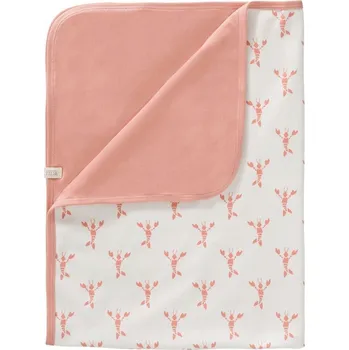 Dětská deka Fresk - Dětská deka z organické bavlny 80 x 100 cm - Vzor Humr Coral