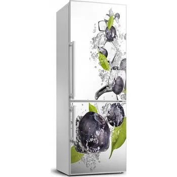 Fototapeta Samolepka na ledničku samolepící Borůvky a led