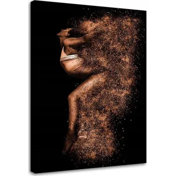 Obraz Obraz na plátně - Canvas, Krásná žena ve zlatém