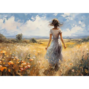 Plakát Plakát Letní Vánek bez rámu 29,7 x 21 cm