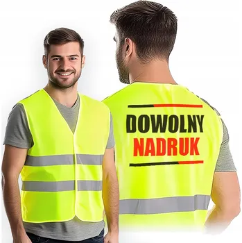 Dámská vesta Reflexní Vesta UNISEX s potiskem Vlastní Nápis LOGO