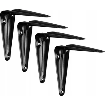 Úhloměr DRŽÁK DESKY POLICE STOLU ODOLNÝ ÚHELNÍK 200 x 150 MM OCEL 1,1 MM