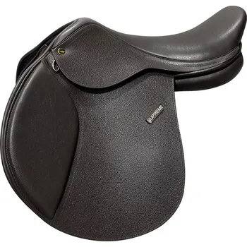 Jezdecké sedlo Skokové sedlo Supreme Atlanta s vyměnitelnou komorou, 15", hnědá