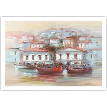 Obraz Plakát na zeď bez rámu 100x70 architektura obraz plakáty obývací pokoj ložnice