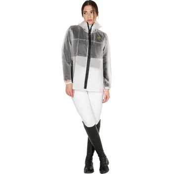 Pláštěnka Equestro Nepromokavá pláštěnka unisex, XL, bílá
