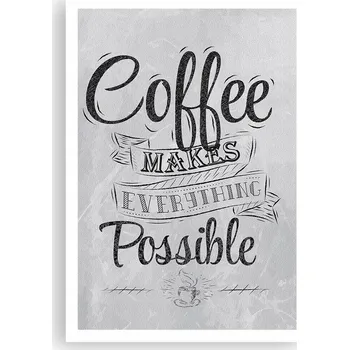 Obraz Plakát na zeď bez rámu 70x100 káva foto-obraz plakáty do obývacího pokoje ložnice
