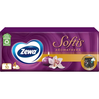 Toaletní papír Vlhčené toaletní ubrousky parfémované Zewa 3 vrstvé 10 ks