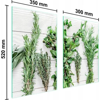 Kuchyňské prkénko Krájecí deska TMK ArtDeko sklo 2 ks