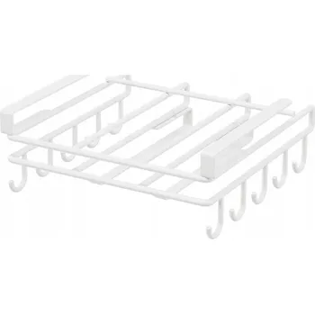 Úložný box Držák pod skříňku na prkénko, utěrky, hrnky, kuchyňský organizér