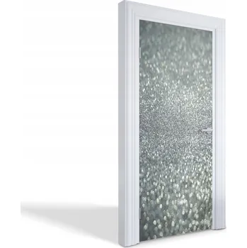 Fototapeta Samolepící dekorace nálepka na dveře Stříbrný lesk 95x205 cm