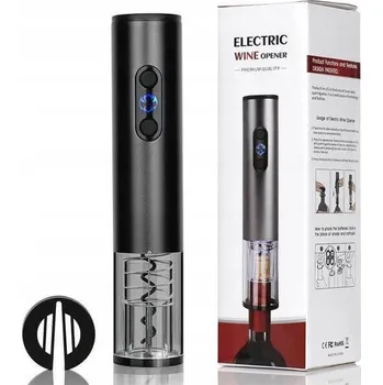 Otvírák Elektrická vývrtka na víno WineOpener black