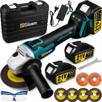 úhlová bruska Úhlová bruska akumulátorová Gisam 1500 W 21 V