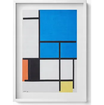 Obraz Ozdobný nástěnný obraz v rámu Geometrická moderní abstrakce 50x70 cm