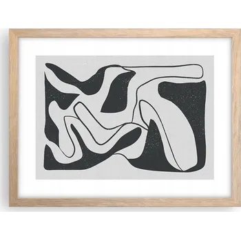 Obraz Obraz plakát v rámu světlý dub do obýváku 40x30 boho foto plakáty na zeď