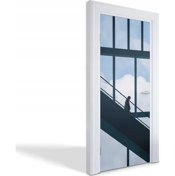 Fototapeta Dekorační nálepka na dveře, nábytek, skříň - Samota na schodech 85x205 cm