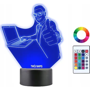 Lampička Plexido vícebarevná Noční lampa