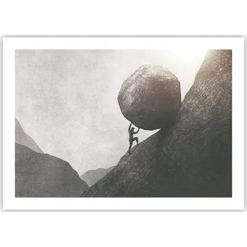 Obraz Plakát bez rámu do obývacího pokoje ložnice 70x50 abstrakce moderní módní obraz