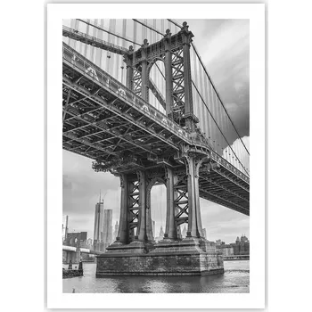 Obraz Plakát bez rámu do obývacího pokoje ložnice 50x70 New York moderní módní obraz