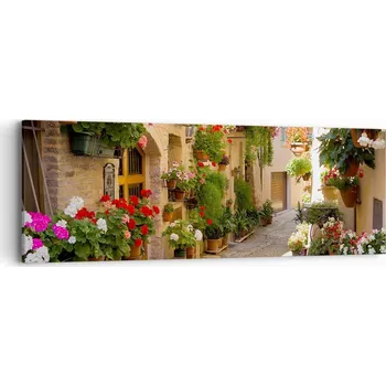 Obraz Obraz na plátně do obýváku ložnice 90x30 město foto obrazy na zeď